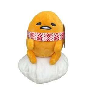 Sanrio Gudetama Winter Scarf Kawaii Cute Plush NWT